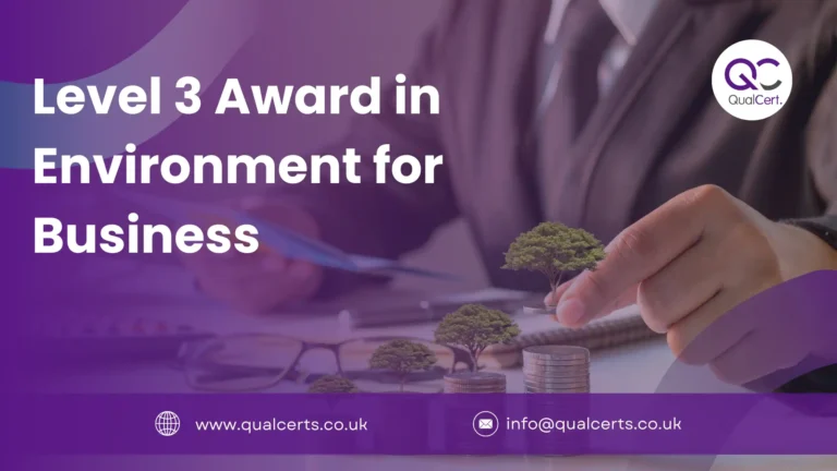 Level 3 Award in Environment for Business