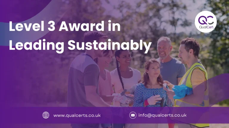 Level 3 Award in Leading Sustainably