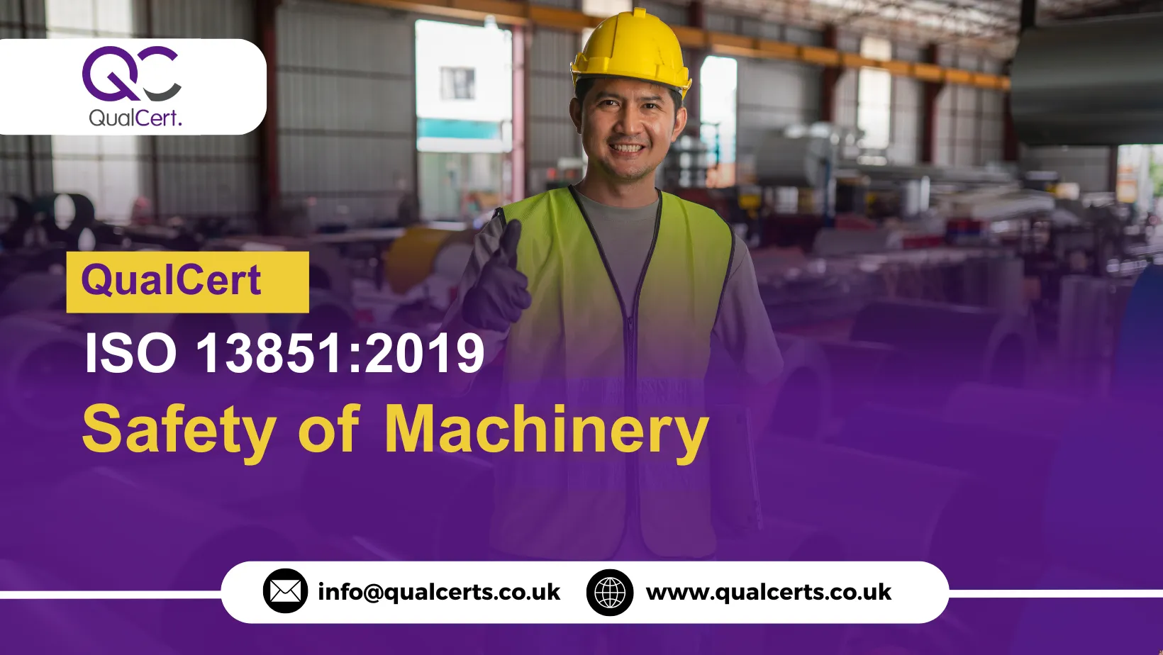 QualCert ISO 13851:2019 Safety of Machinery