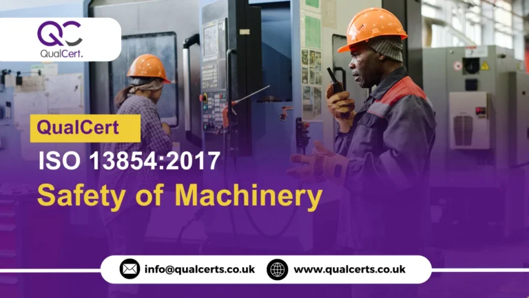 QualCert ISO 13854:2017 Safety of Machinery