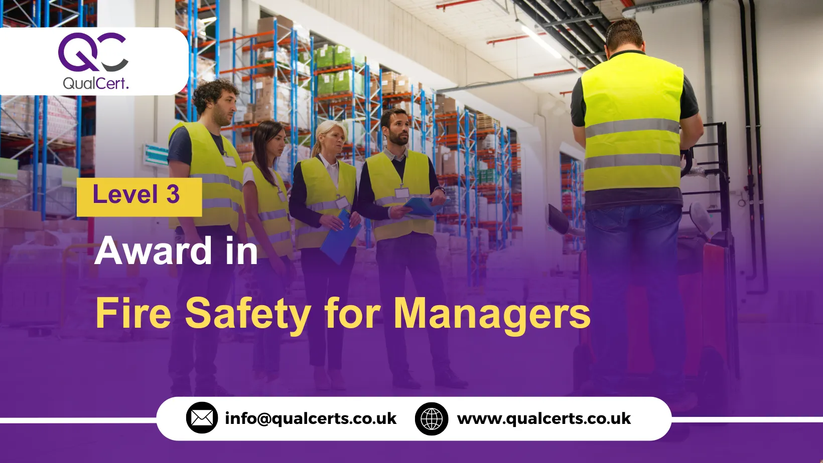 QualCert Level 3 Award in Fire Safety for Managers