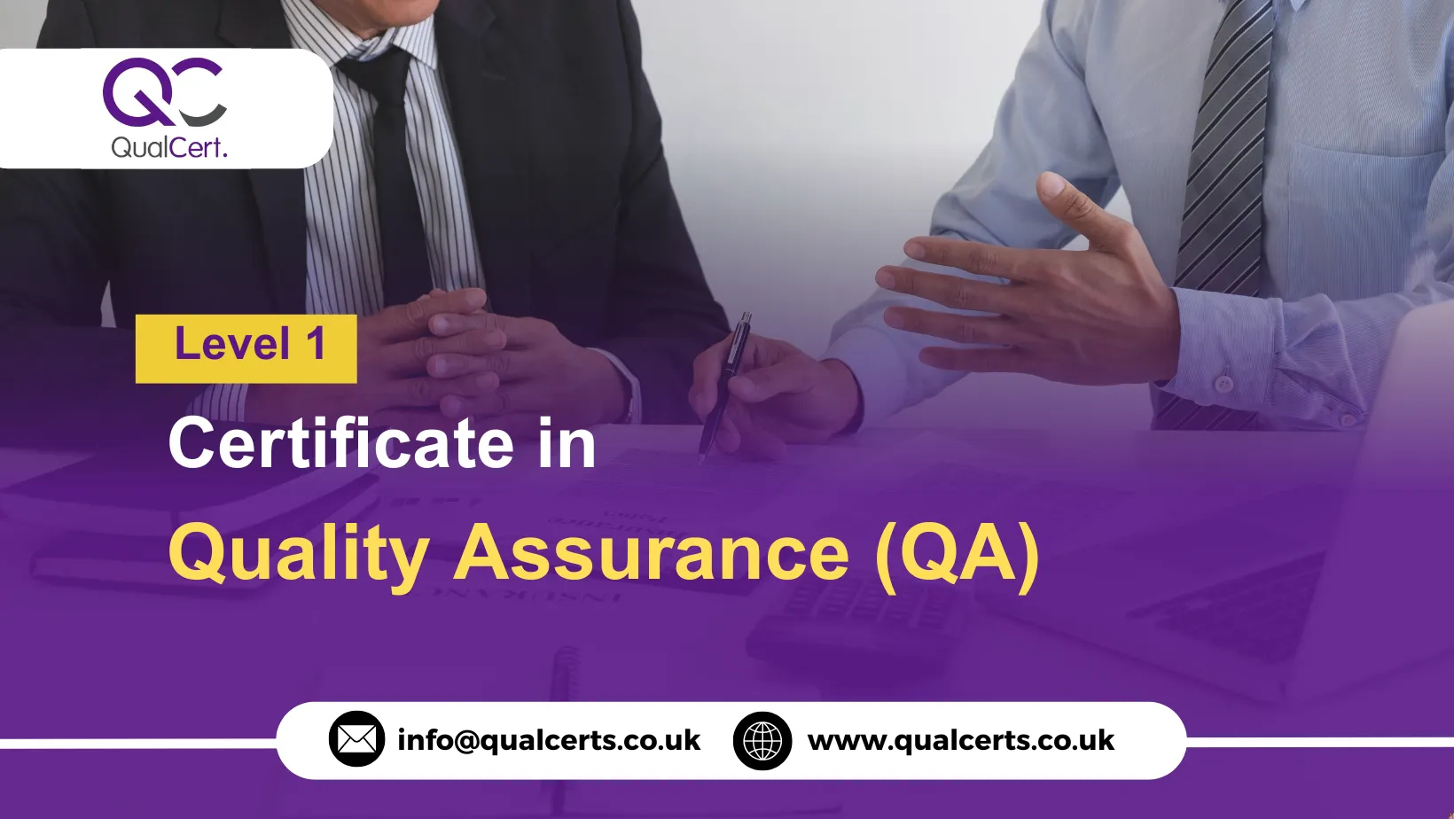 QualCert Level 1 Certificate in Quality Assurance (QA)