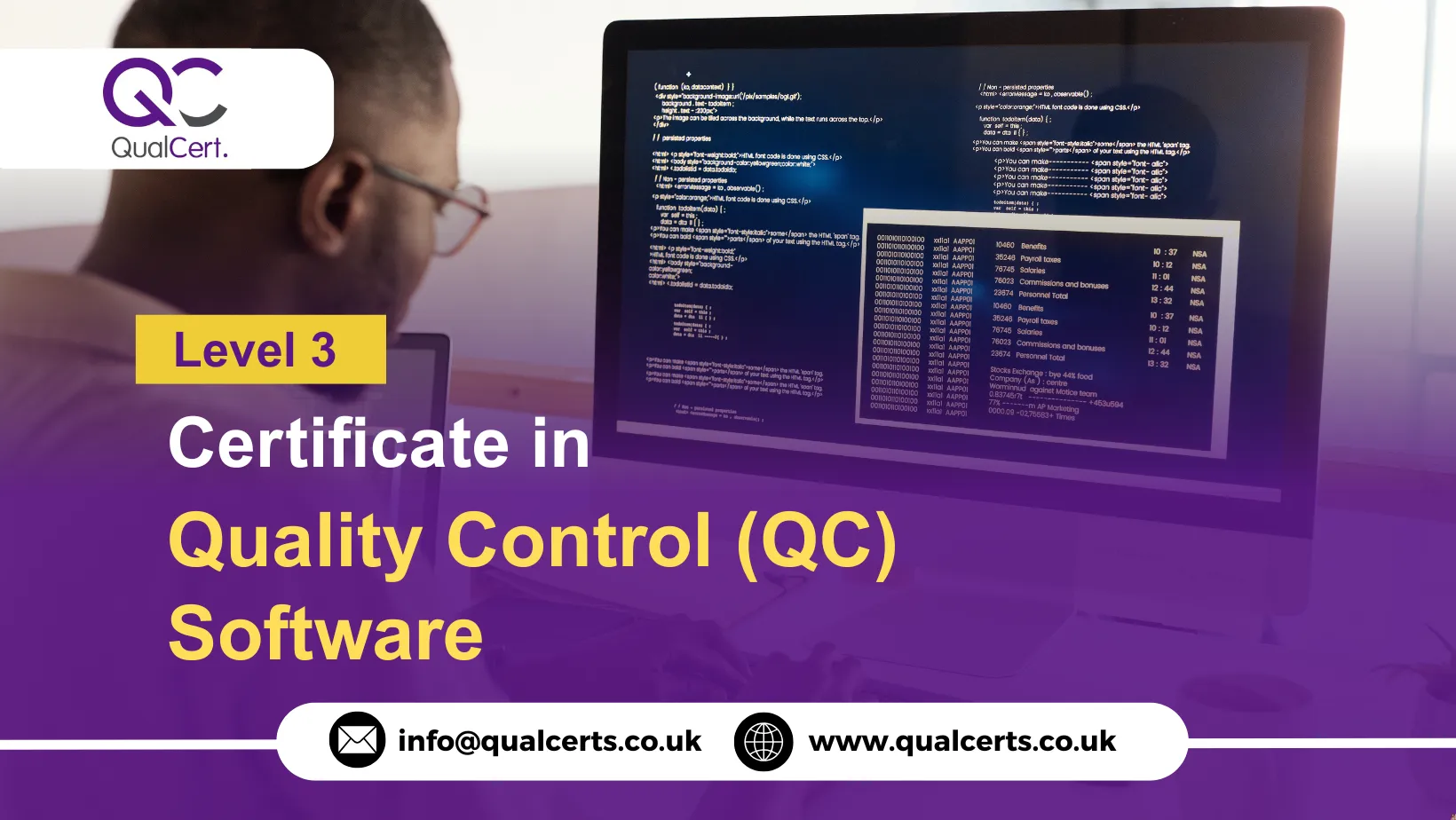 QualCert Level 3 Certificate in Quality Control ( QC ) Software