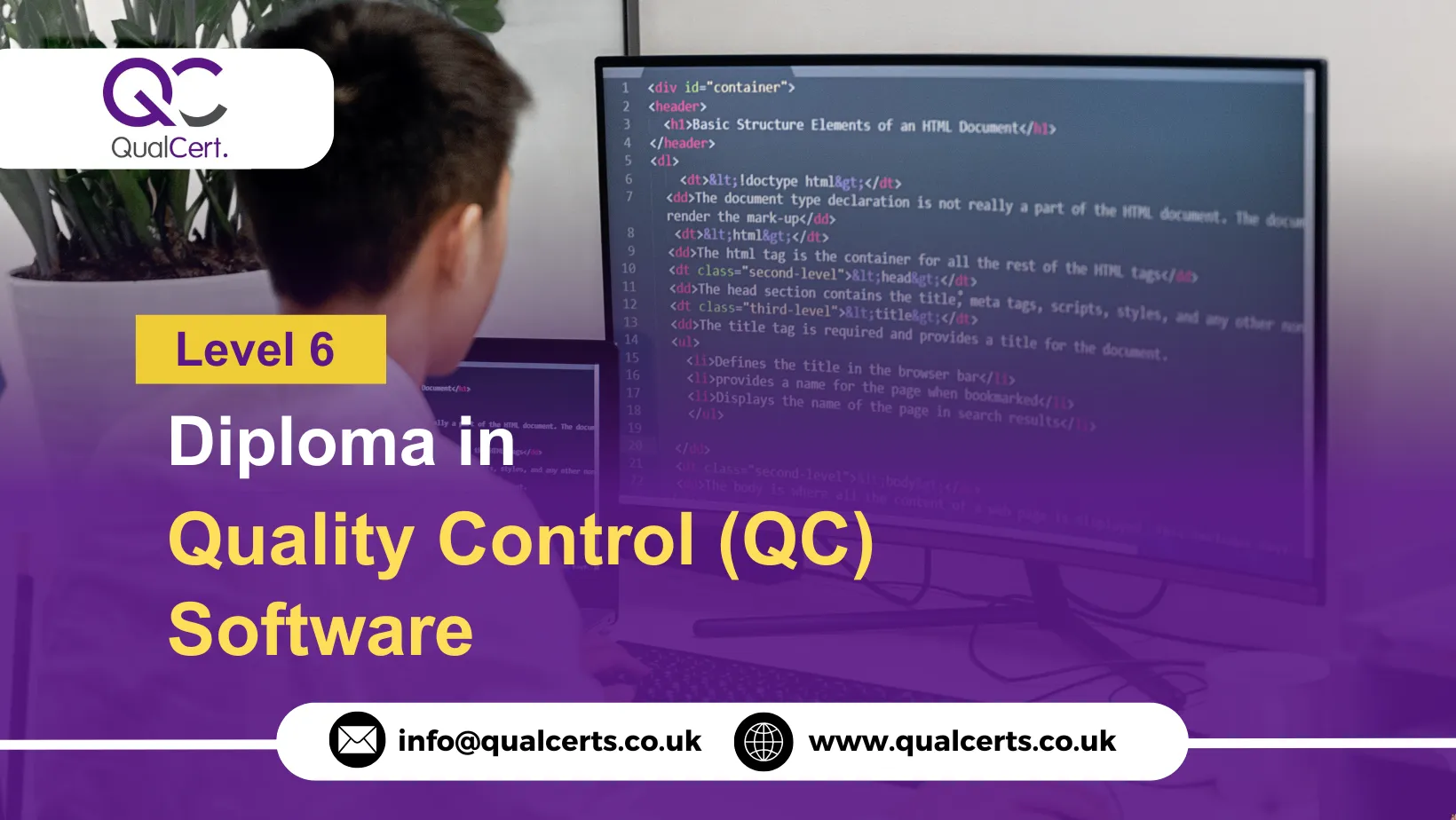 QualCert Level 6 Diploma in Quality Control (QC) Software
