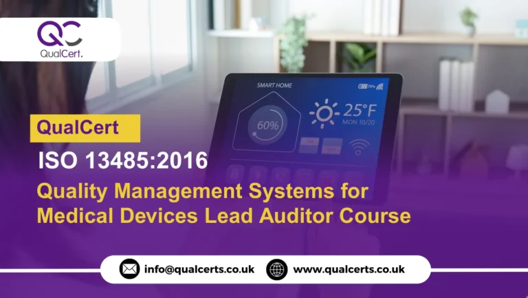 QualCert ISO 13485:2016 - Quality Management Systems for Medical Devices Lead Auditor Course