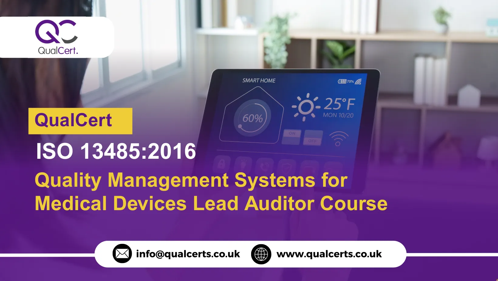 QualCert ISO 13485:2016 - Quality Management Systems for Medical Devices Lead Auditor Course