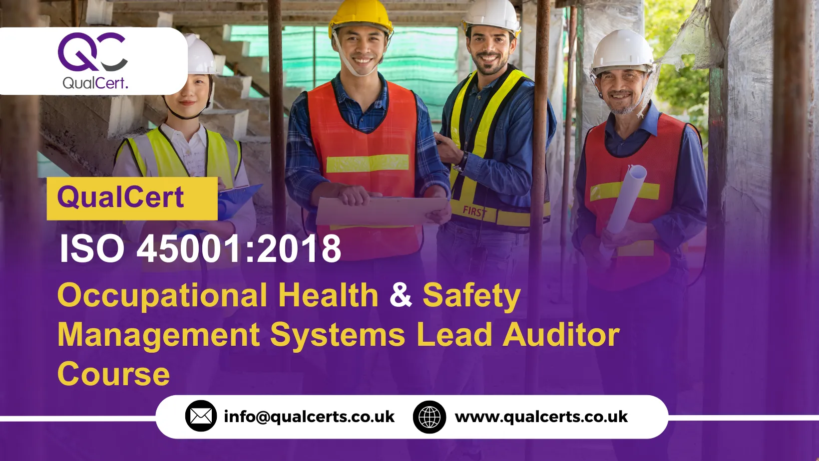 QualCert ISO 45001:2018 - Occupational Health and Safety Management Systems Lead Auditor Course