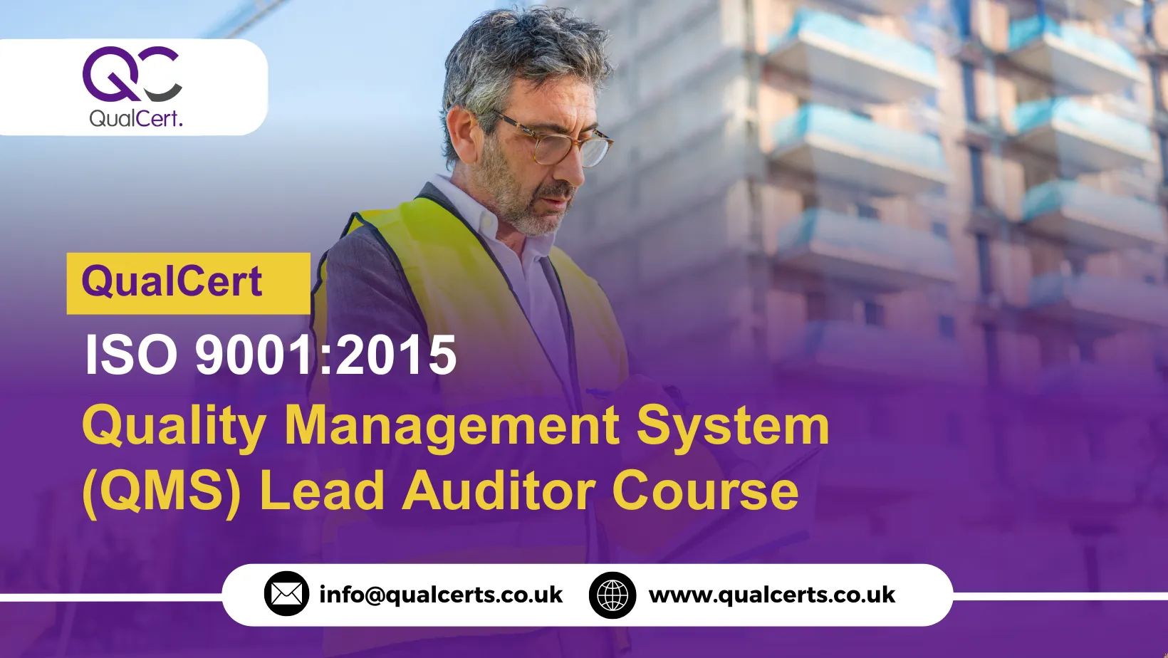 QualCert ISO 9001:2015 - Quality Management System (QMS) Lead Auditor Course