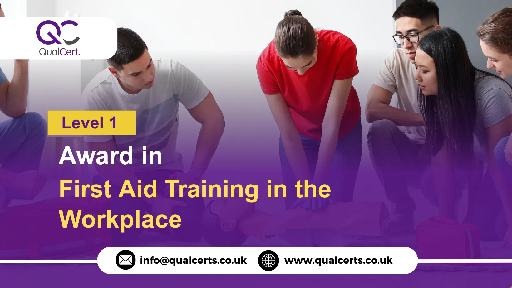 QualCert Level 1 Award in First Aid Training in the Workplace
