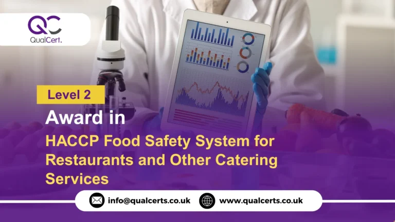 QualCert Level 2 Award in HACCP Food Safety System for Restaurants and Other Catering Services