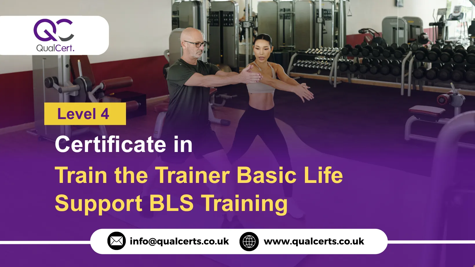 QualCert Level 4 Train the Trainer Certificate in Basic Life Support BLS Training