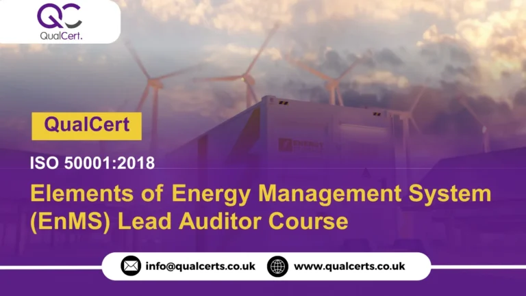 QualCert ISO 50001:2018 - Elements of Energy Management System (EnMS) Lead Auditor Course