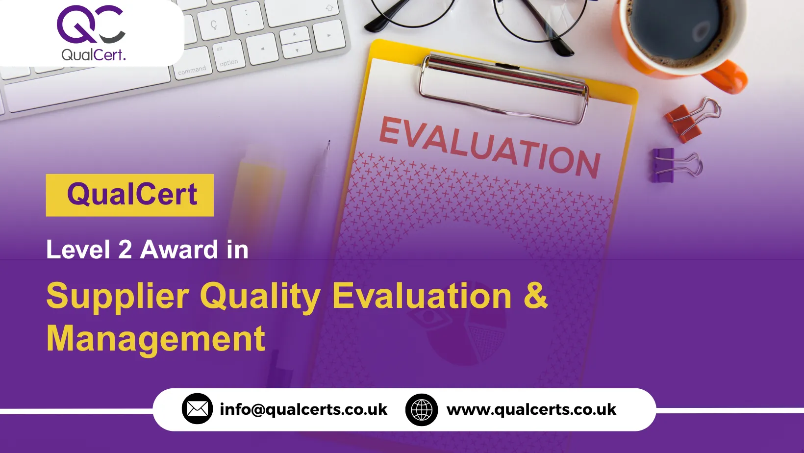 QualCert Level 2 Award in Supplier Quality Evaluation & Management