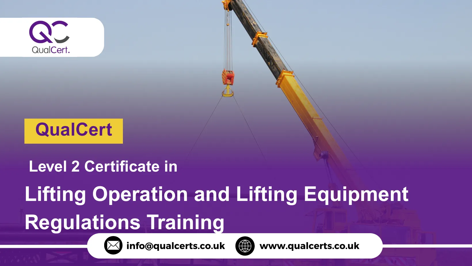 QualCert Level 2 Certificate in Lifting Operation and Lifting Equipment Regulations Training