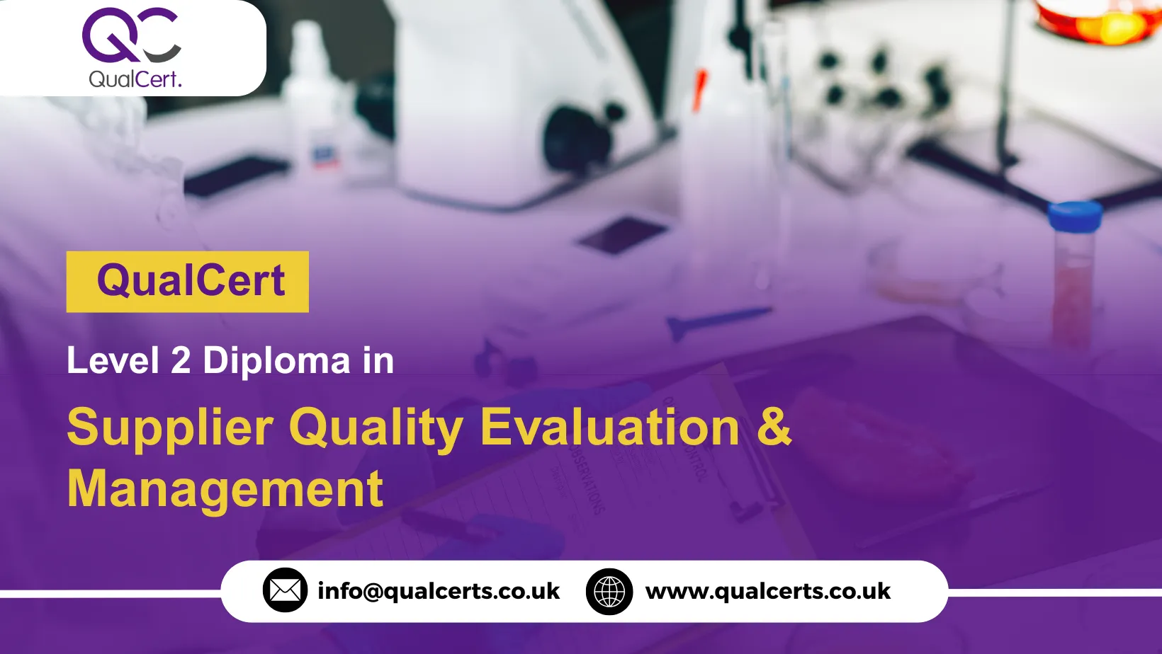 QualCert Level 2 Diploma in Supplier Quality Evaluation & Management