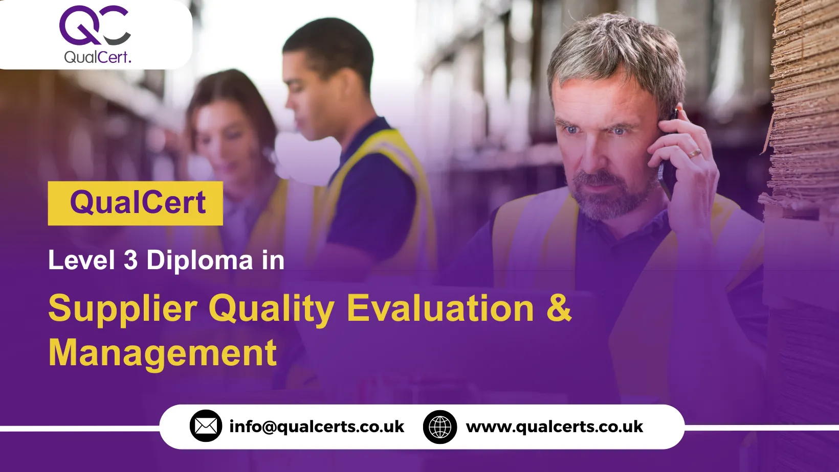 QualCert Level 3 Diploma in Supplier Quality Evaluation & Management