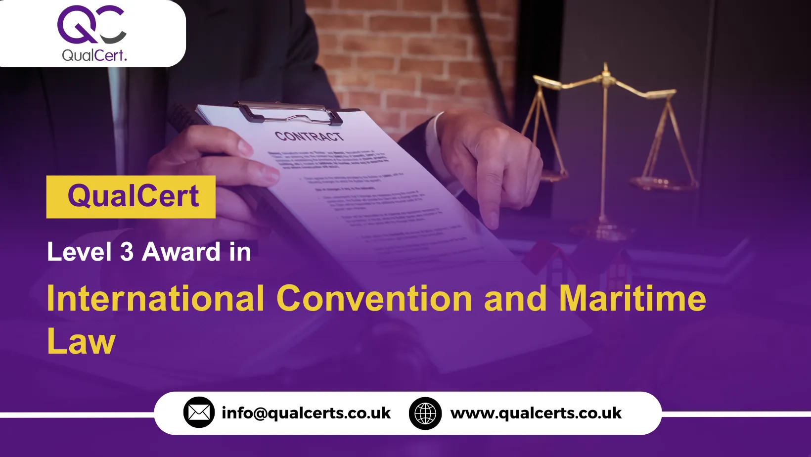 QualCert Level 3 Award in International Convention and Maritime Law