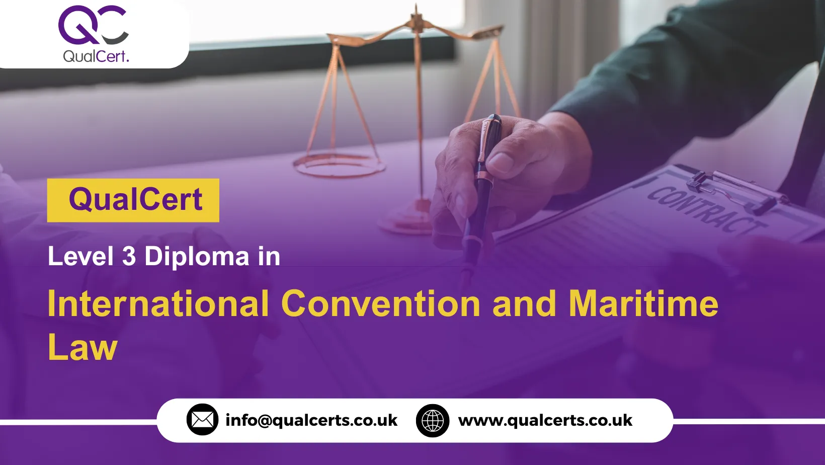 QualCert Level 3 Diploma in International Convention and Maritime Law