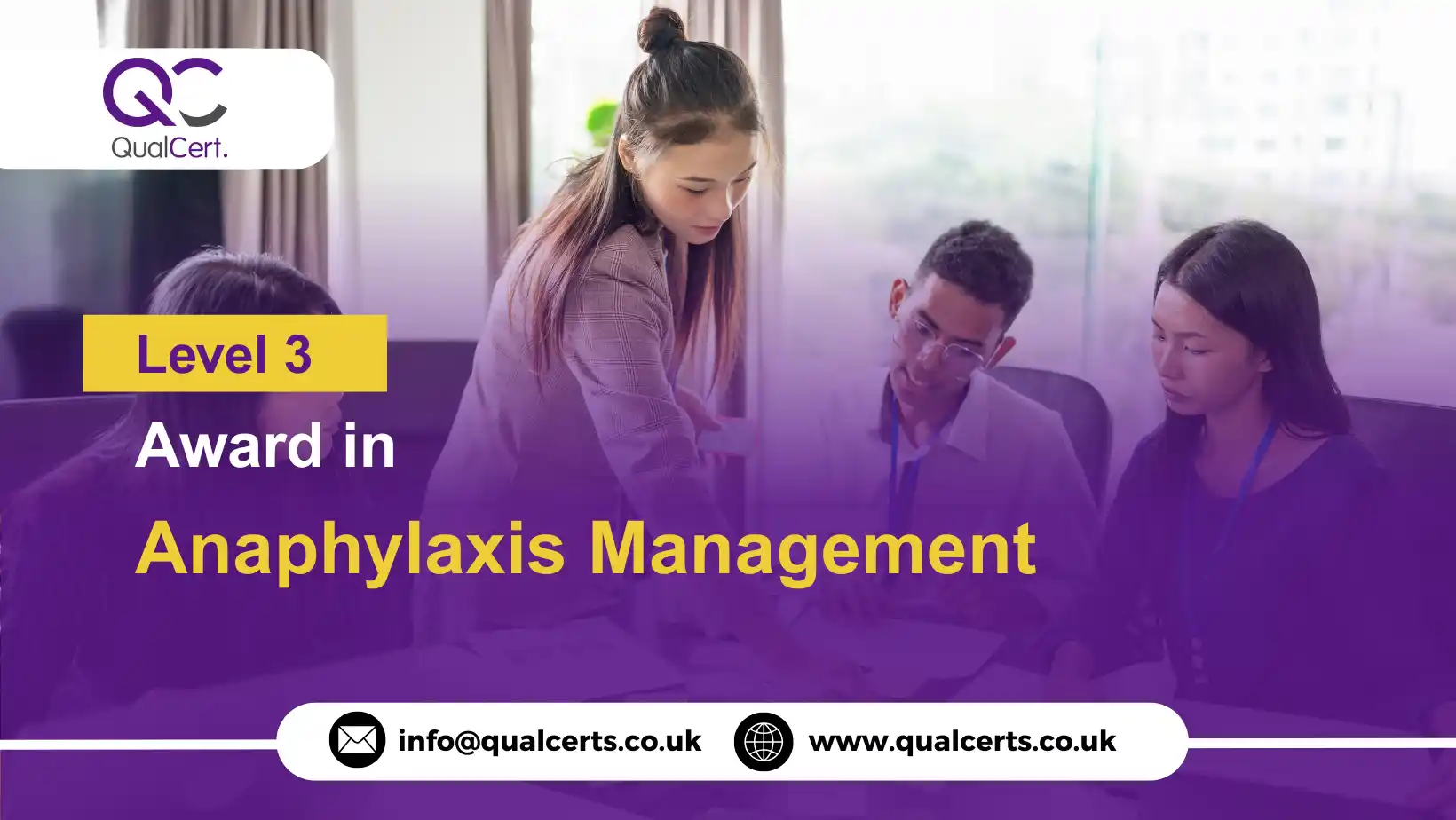 QualCert Level 3 Award in Anaphylaxis Management