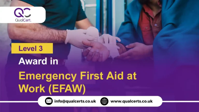 QualCert Level 3 Award in Emergency First Aid at Work (EFAW)