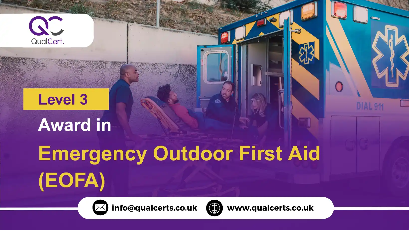 QualCert Level 3 Award in Emergency Outdoor First Aid (EOFA)