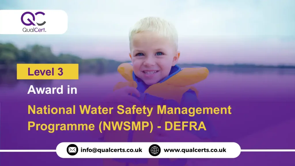 QualCert Level 3 Award in National Water Safety Management Programme (NWSMP) - DEFRA