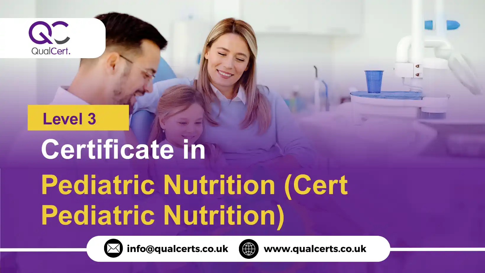 QualCert Level 3 Certificate in Pediatric Nutrition (Cert Pediatric Nutrition)