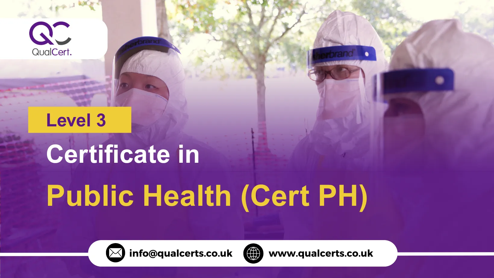 QualCert Level 3 Certificate in Public Health (Cert PH)