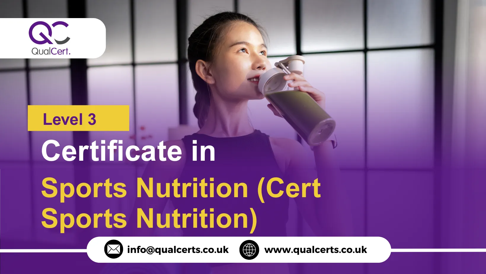 QualCert Level 3 Certificate in Sports Nutrition (Cert Sports Nutrition)