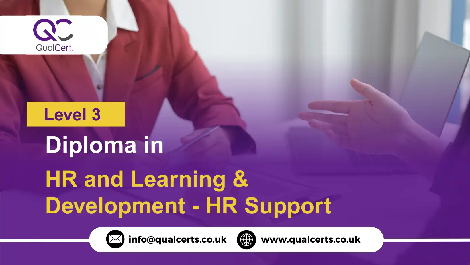 QualCert Level 3 Diploma in HR and Learning & Development - HR Support