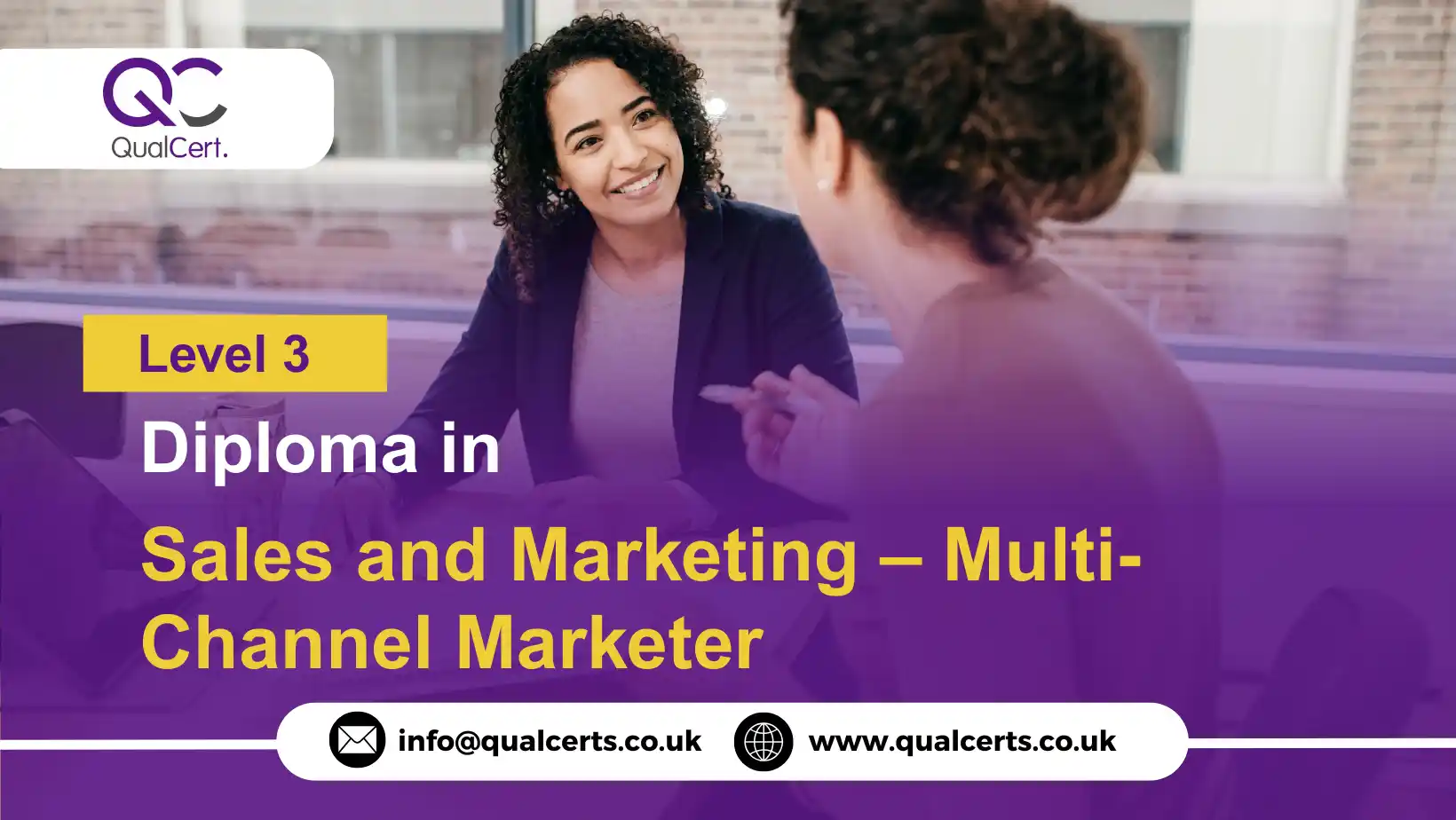QualCert Level 3 Diploma in Sales and Marketing – Multi-Channel Marketer