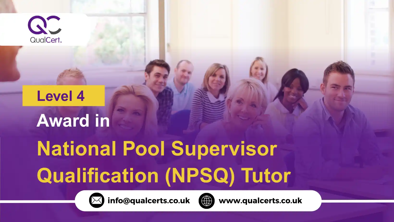 QualCert Level 4 Award in National Pool Supervisor Qualification (NPSQ) Tutor
