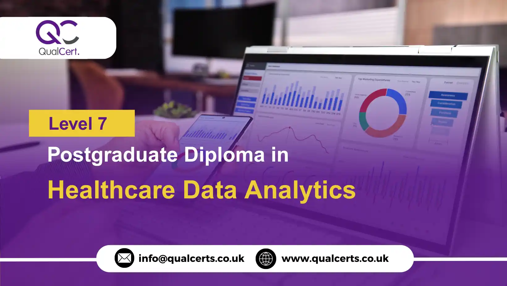 QualCert Level 7 Postgraduate Diploma in Healthcare Data Analytics