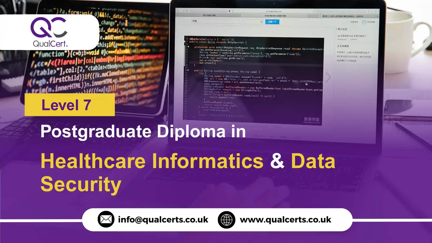 QualCert Level 7 Postgraduate Diploma in Healthcare Informatics and Data Security