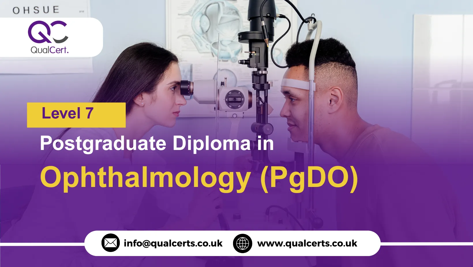 QualCert Level 7 Postgraduate Diploma in Ophthalmology (PgDO)
