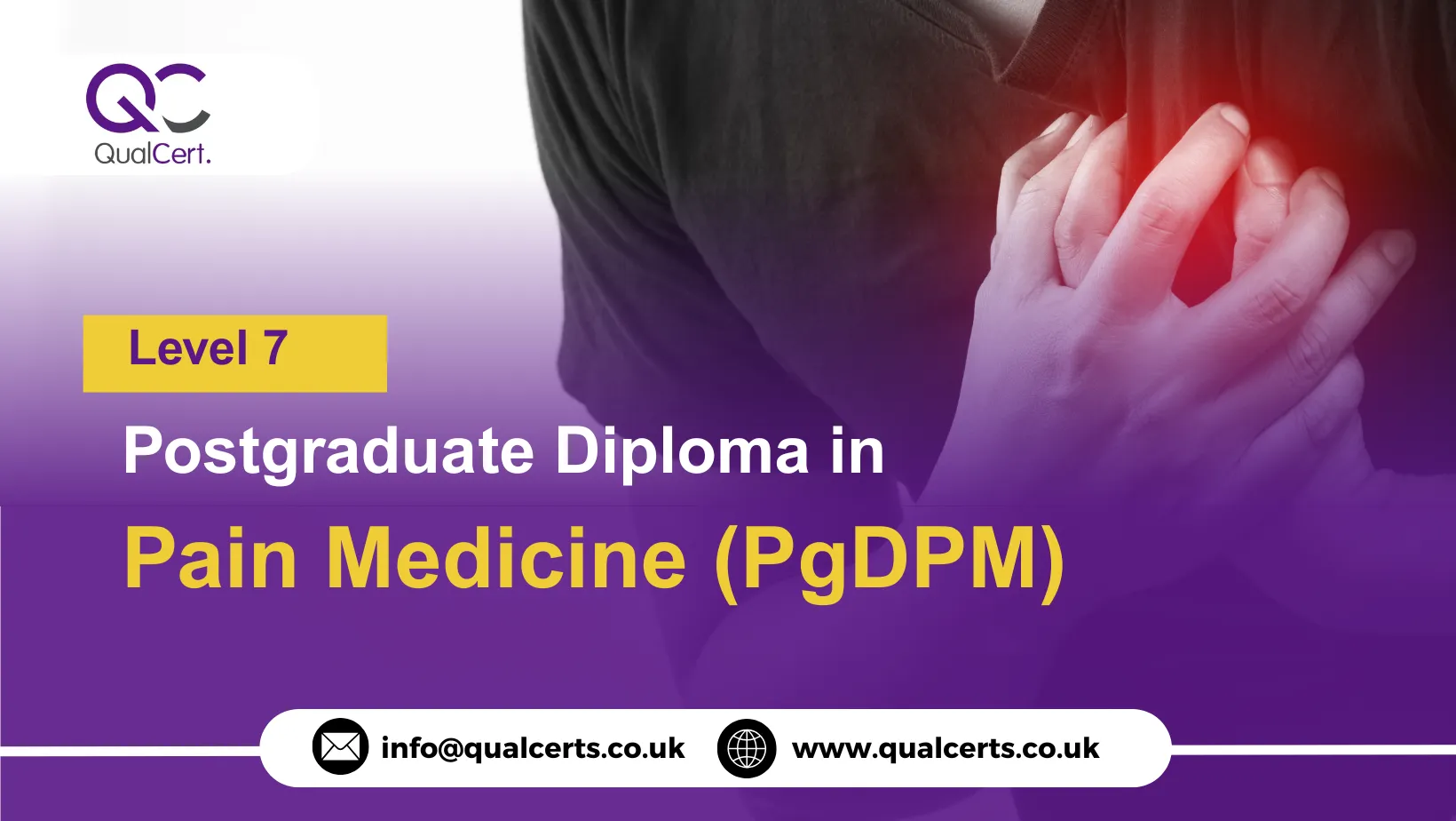 QualCert Level 7 Postgraduate Diploma in Pain Medicine (PgDPM)