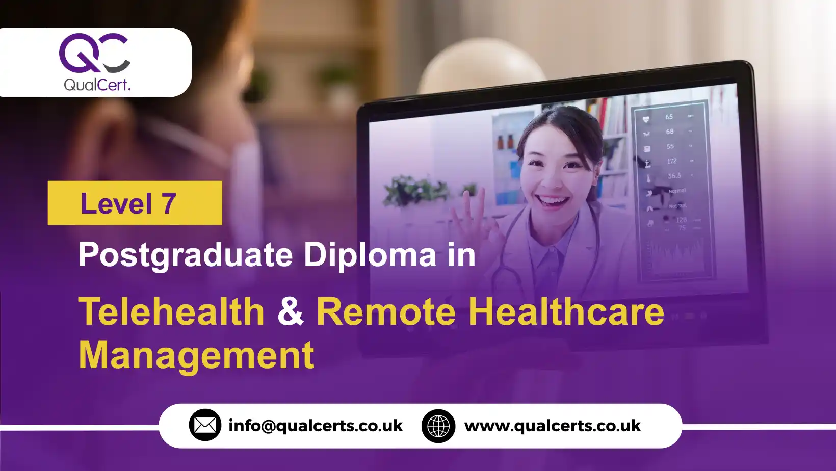 QualCert Level 7 Postgraduate Diploma in Telehealth and Remote Healthcare Management