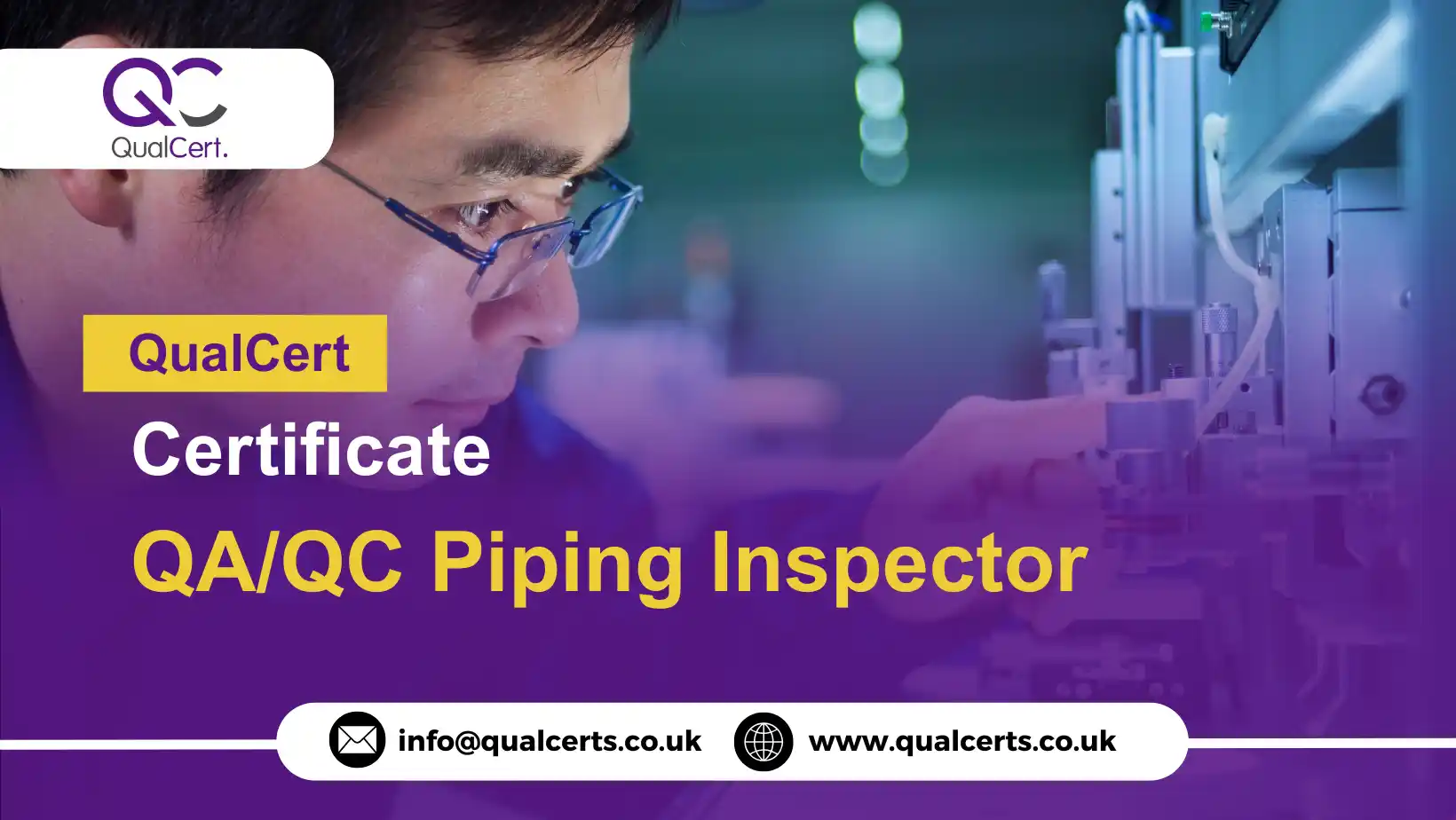  QualCert QA/QC Piping Inspector Certificate