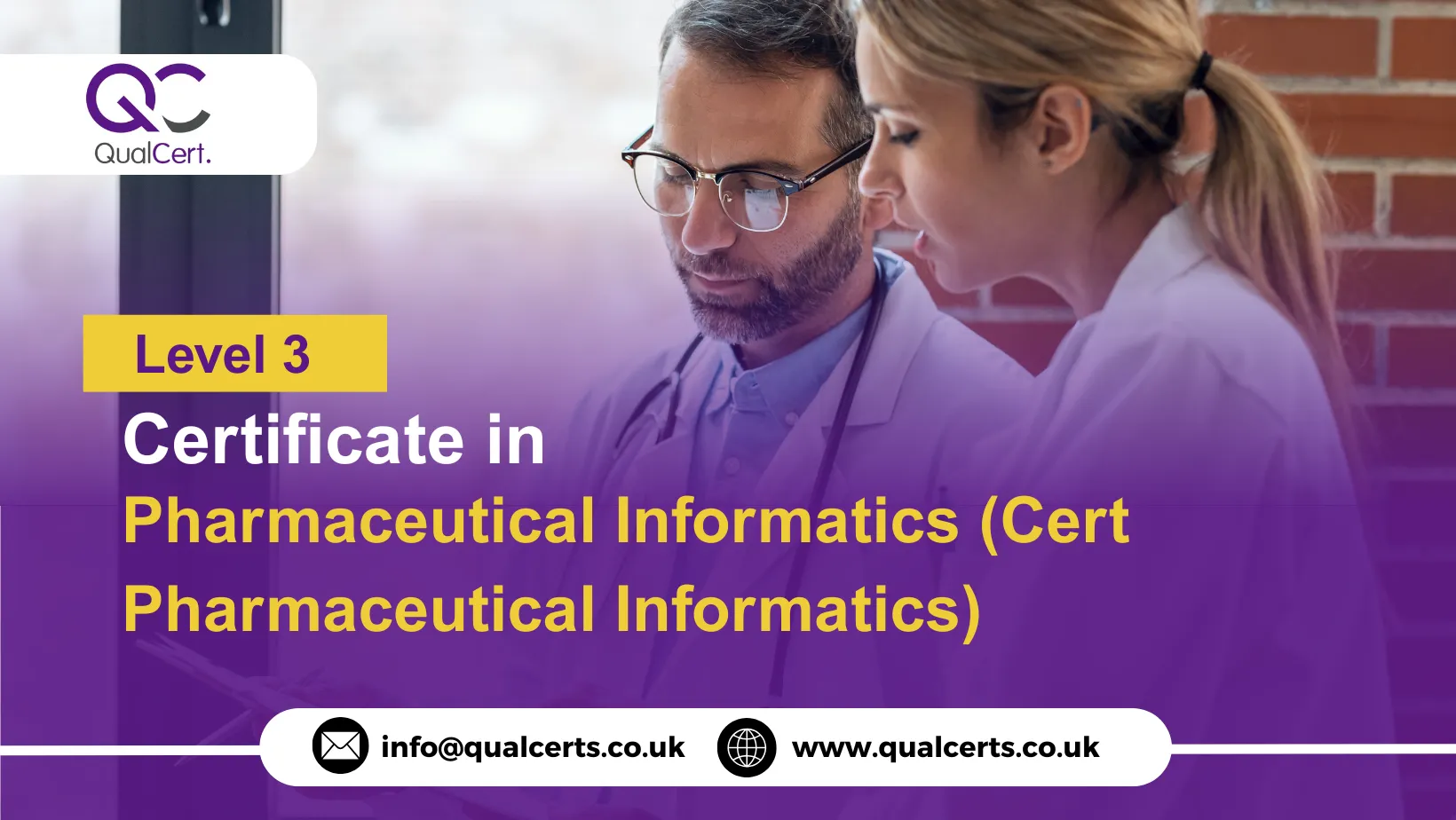 QualCert Level 3 Certificate in Pharmaceutical Informatics (Cert Pharmaceutical Informatics)