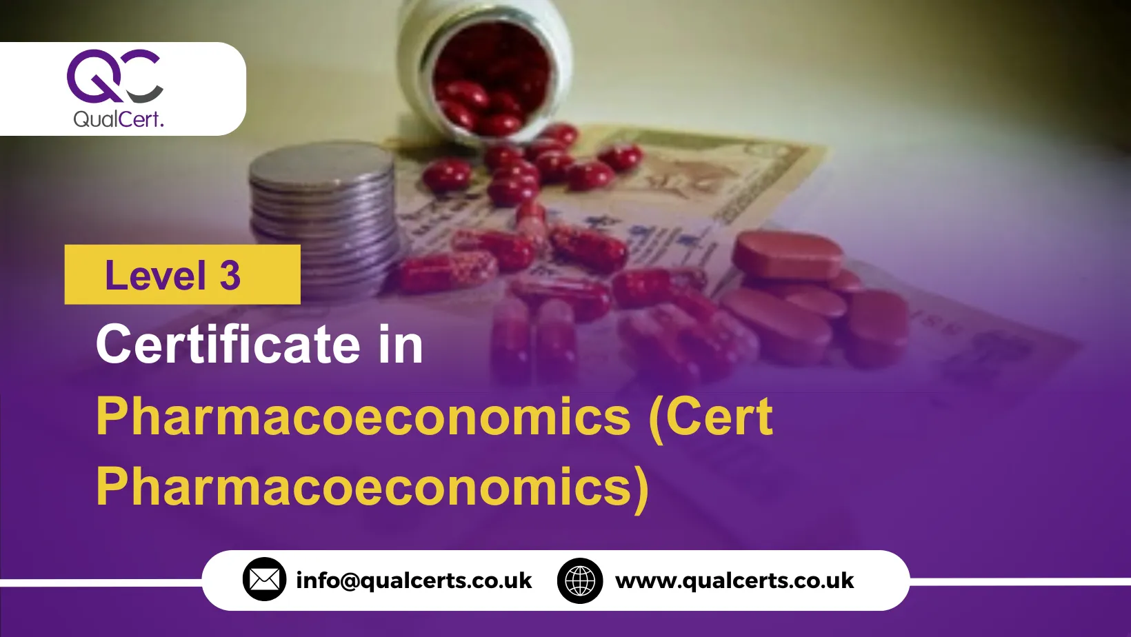 QualCert Level 3 Certificate in Pharmacoeconomics (Cert Pharmacoeconomics)