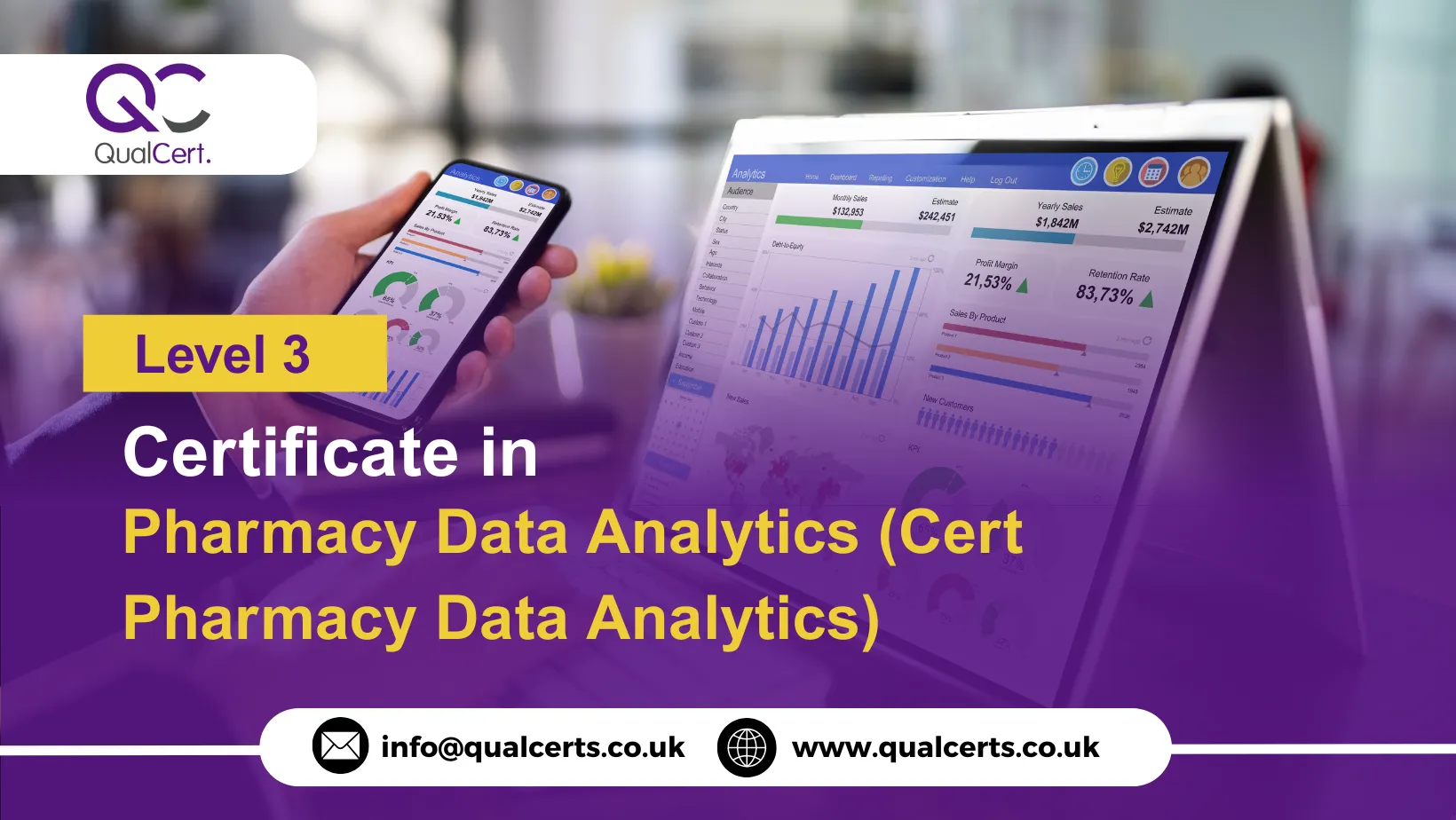 QualCert Level 3 Certificate in Pharmacy Data Analytics (Cert Pharmacy Data Analytics)