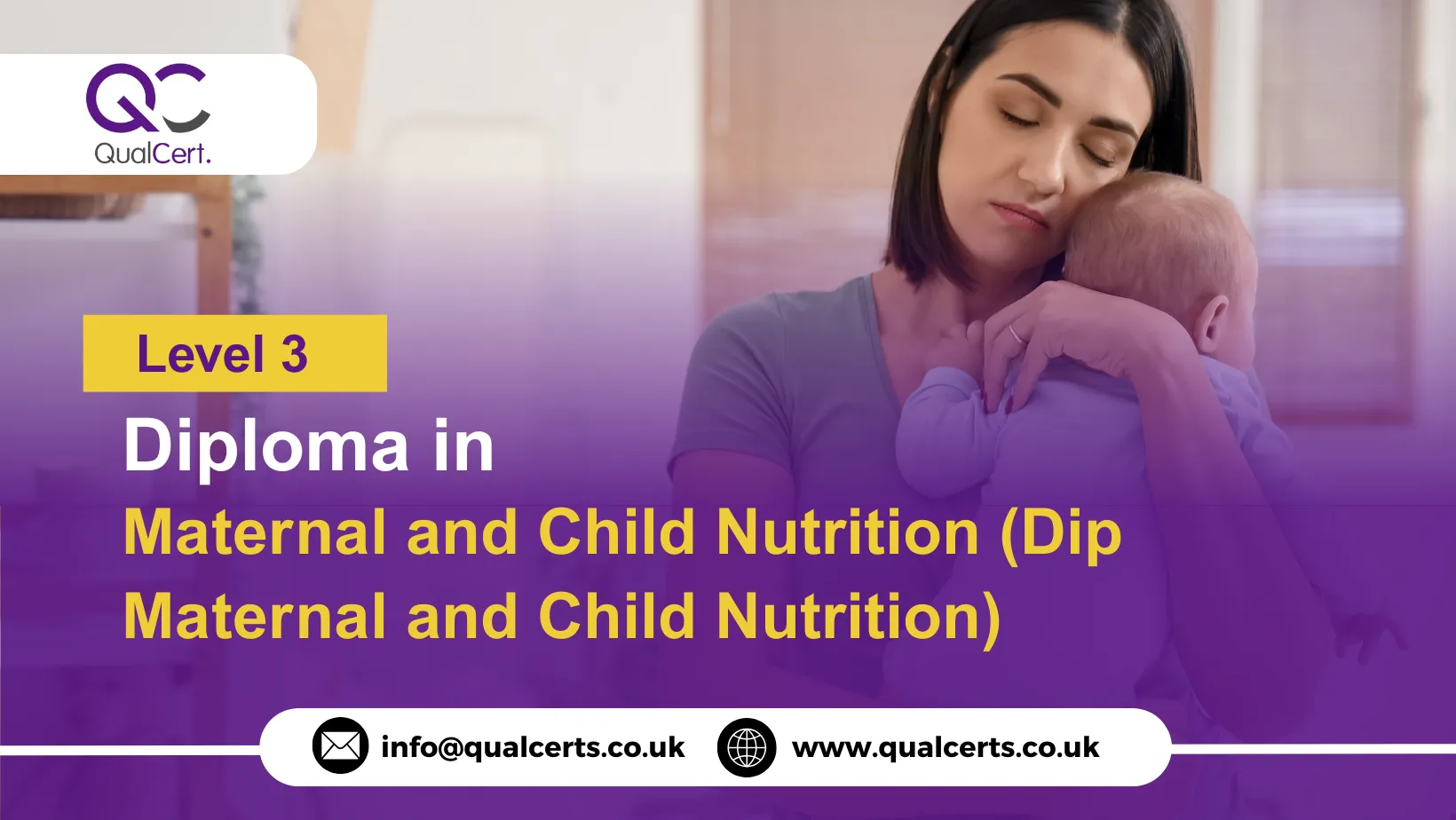 QualCert Level 3 Diploma in Maternal and Child Nutrition (Dip Maternal and Child Nutrition)