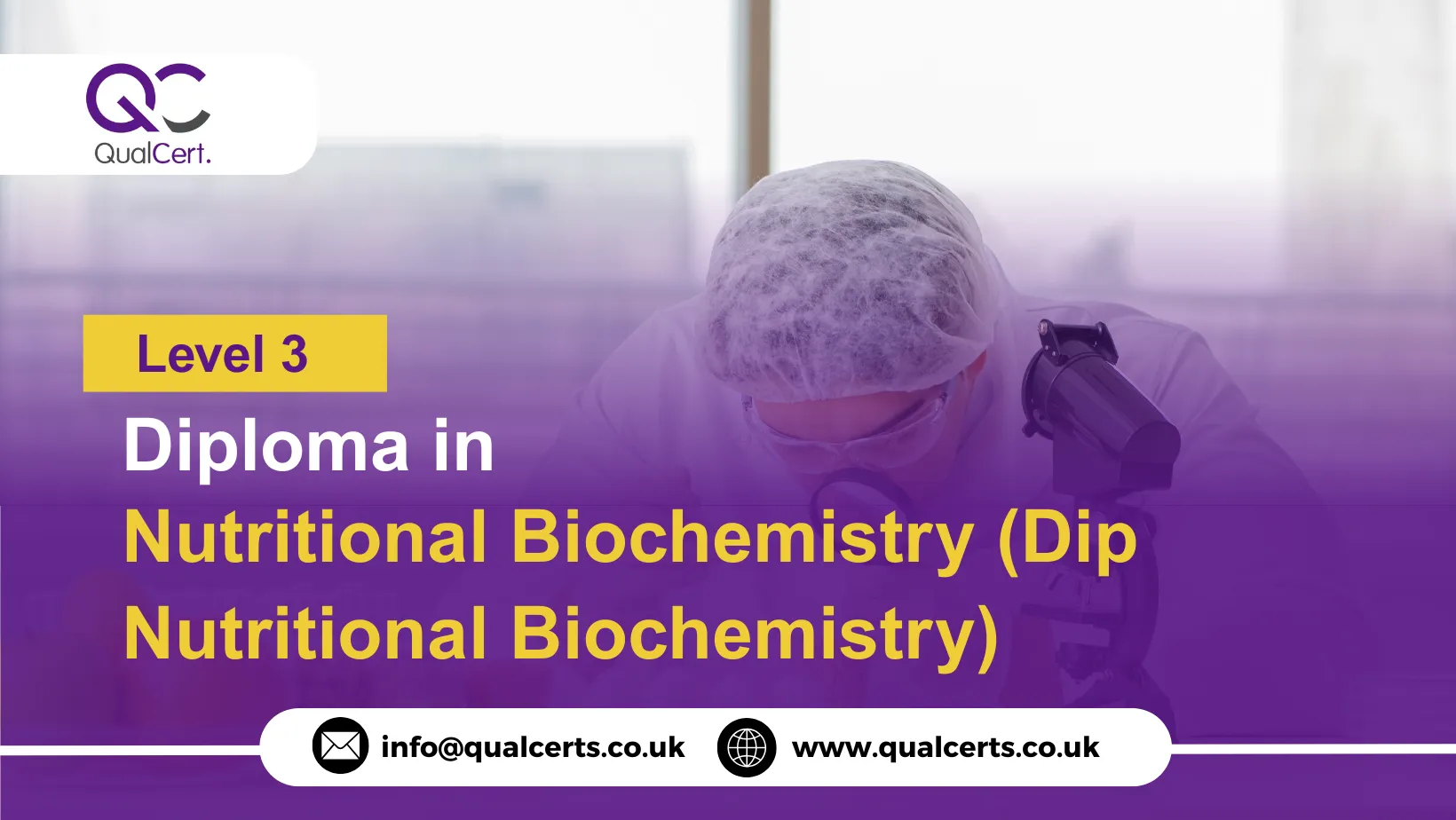 QualCert Level 3 Diploma in Nutritional Biochemistry (Dip Nutritional Biochemistry)