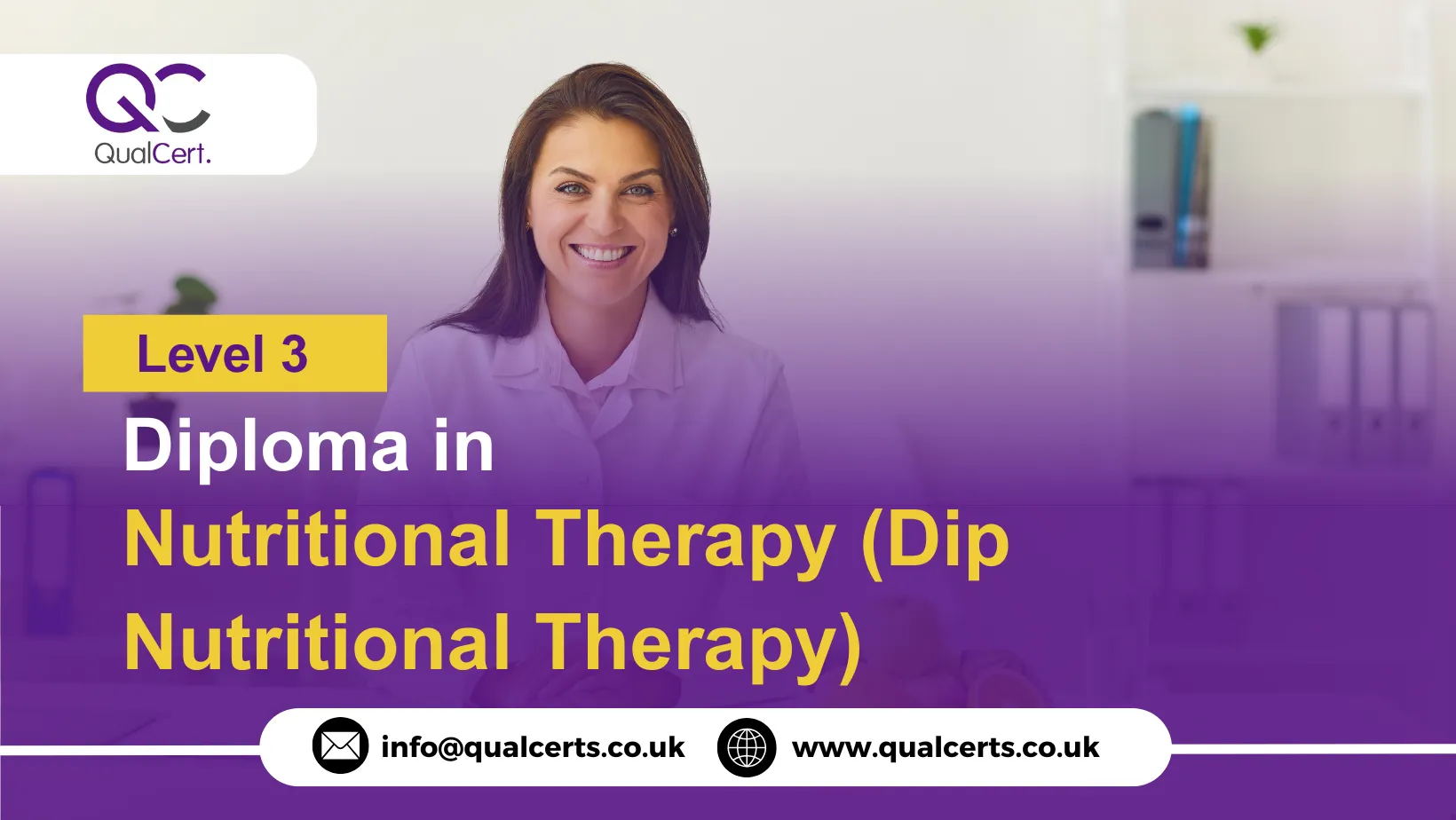 QualCert Level 3 Diploma in Nutritional Therapy (Dip Nutritional Therapy)