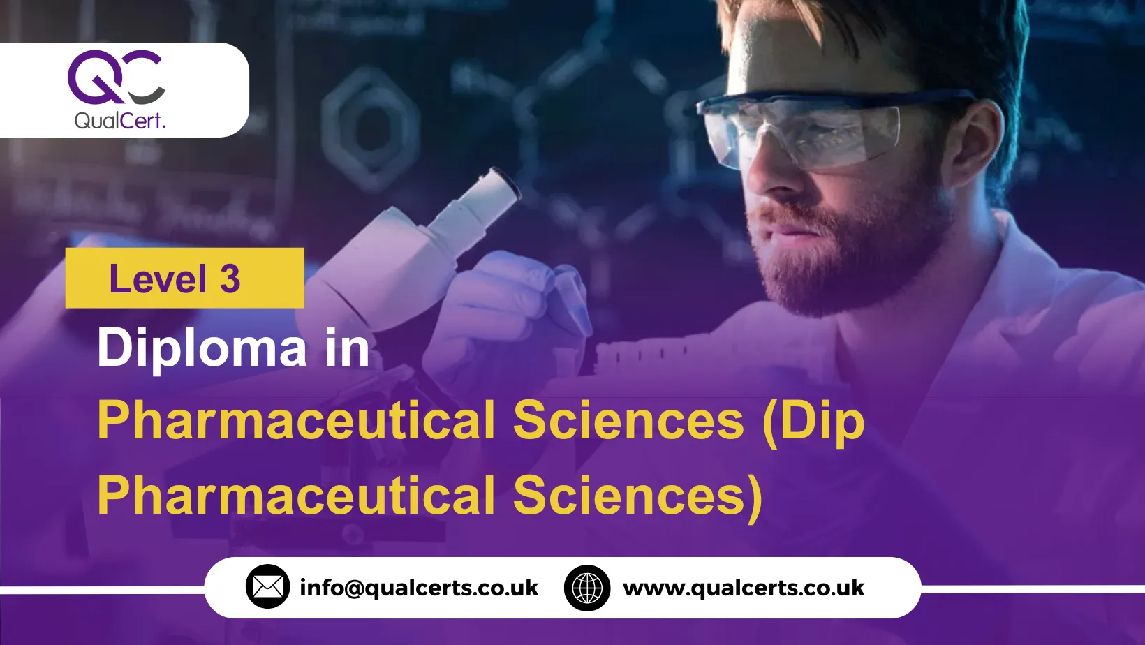 QualCert Level 3 Diploma in Pharmaceutical Sciences (Dip Pharmaceutical Sciences)