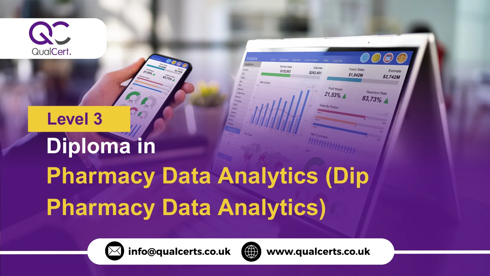 QualCert Level 3 Diploma in Pharmacy Data Analytics (Dip Pharmacy Data Analytics)