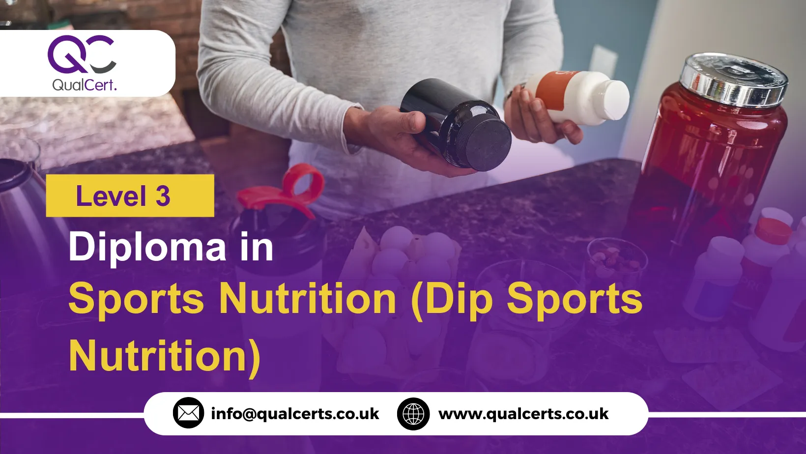 QualCert Level 3 Diploma in Sports Nutrition (Dip Sports Nutrition)