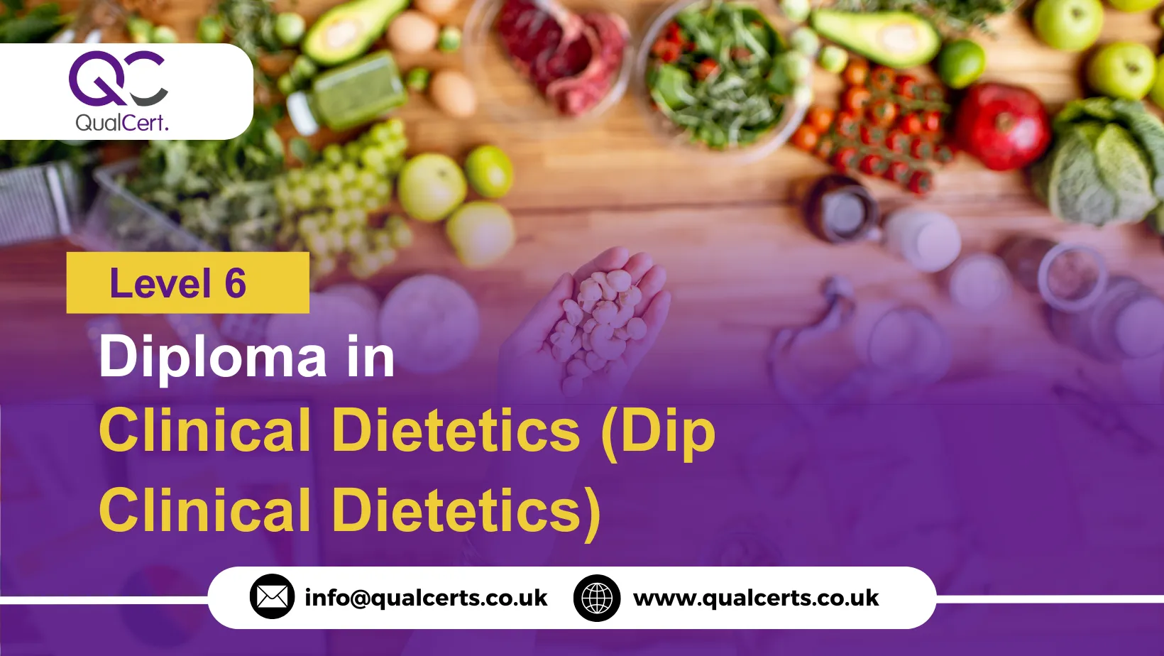 QualCert Level 6 Diploma in Clinical Dietetics (Dip Clinical Dietetics)