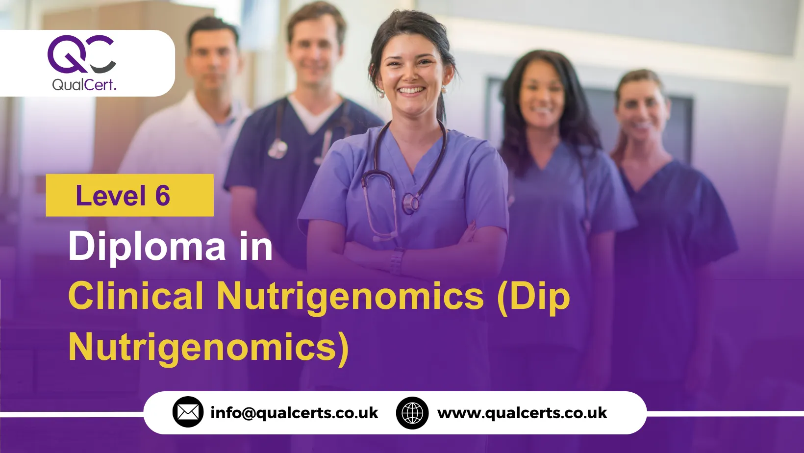 QualCert Level 6 Diploma in Clinical Nutrigenomics (Dip Nutrigenomics)