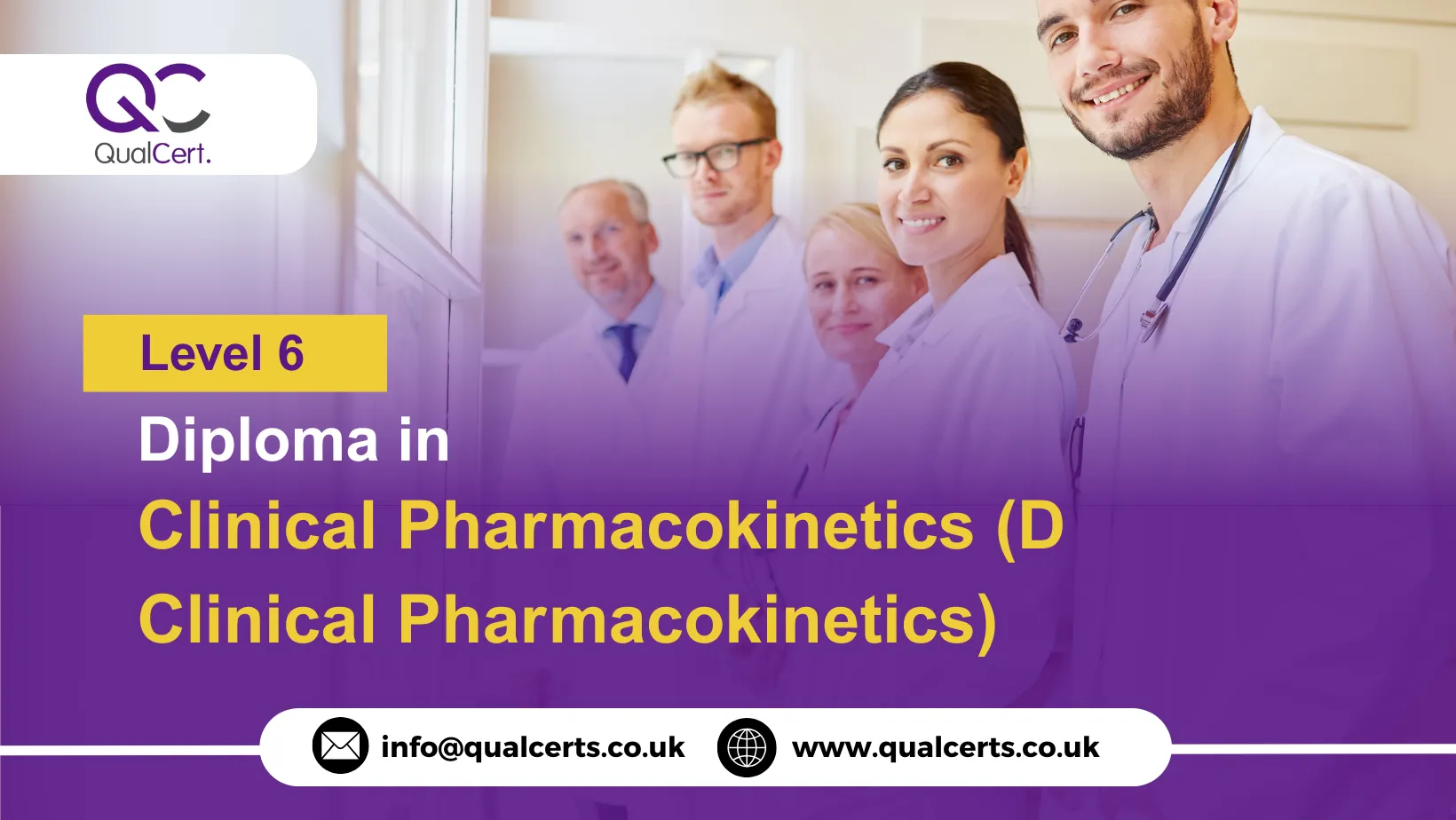 QualCert Level 6 Diploma in Clinical Pharmacokinetics (D Clinical Pharmacokinetics)